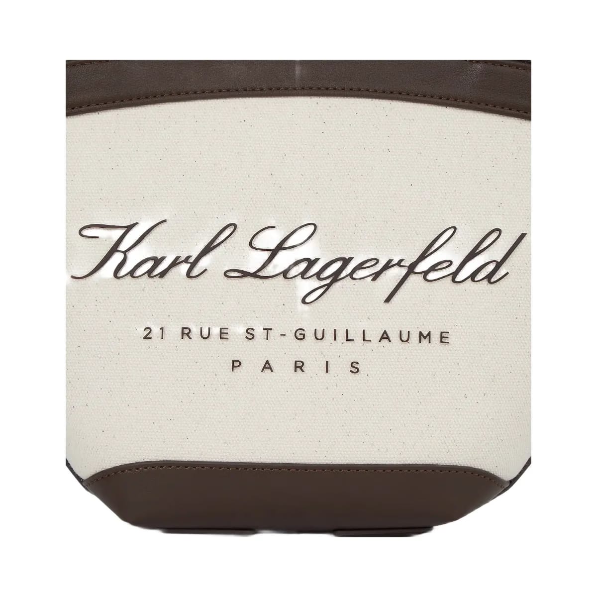Karl Lagerfeld Hotel Karl Small Beach Tote Bag Natural
