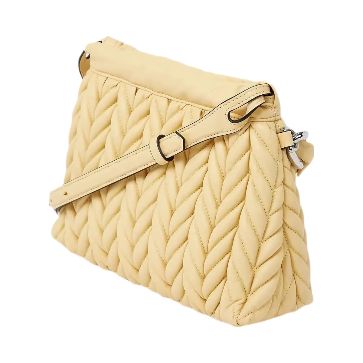 Karl Lagerfeld Weave Chain Crossbody Bag Sunlight
