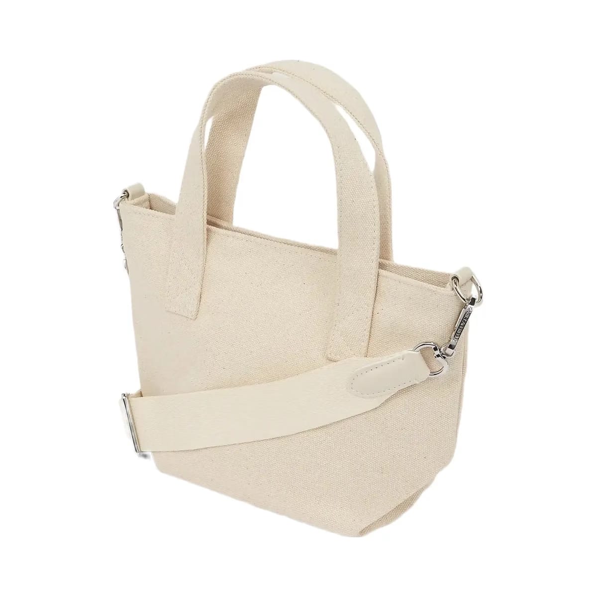Karl Lagerfeld Ikon Circle Choupette Rhinestones Shopper Off White