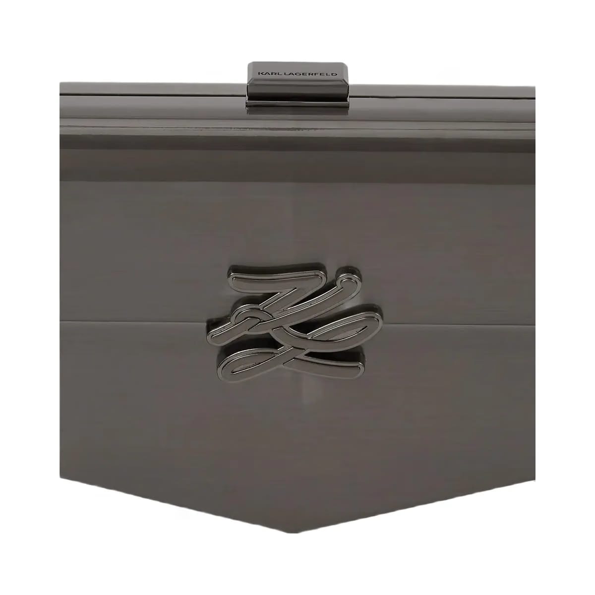 Karl Lagerfeld Kl Studio Autograph Clutch Bag Silver