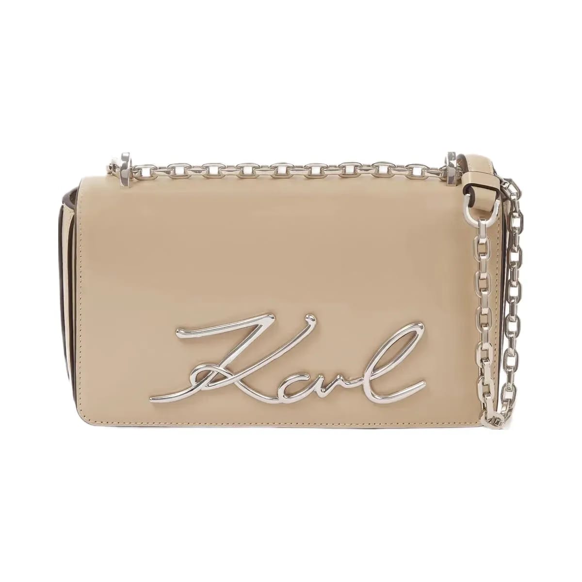 Karl Lagerfeld Signature Small Crossbody Bag Safari