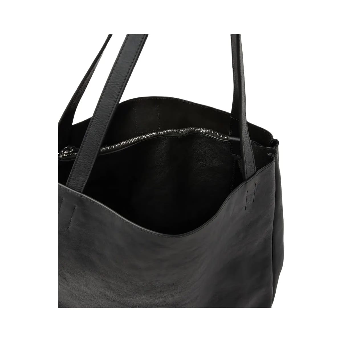 Karl Lagerfeld Autograph Swing Large Tote Bag Black Gunmetal