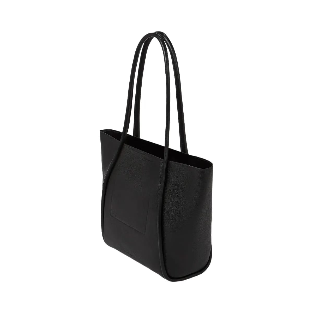 Karl Lagerfeld Autograph Patch Medium Tote Bag Black Nickel
