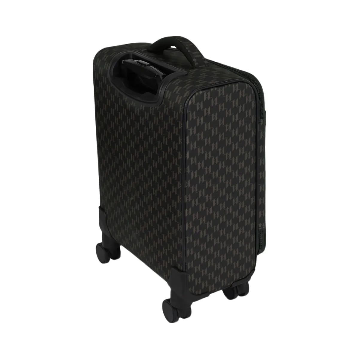 Karl Lagerfeld Ikon Monogram Trolley Case Brown Monogram