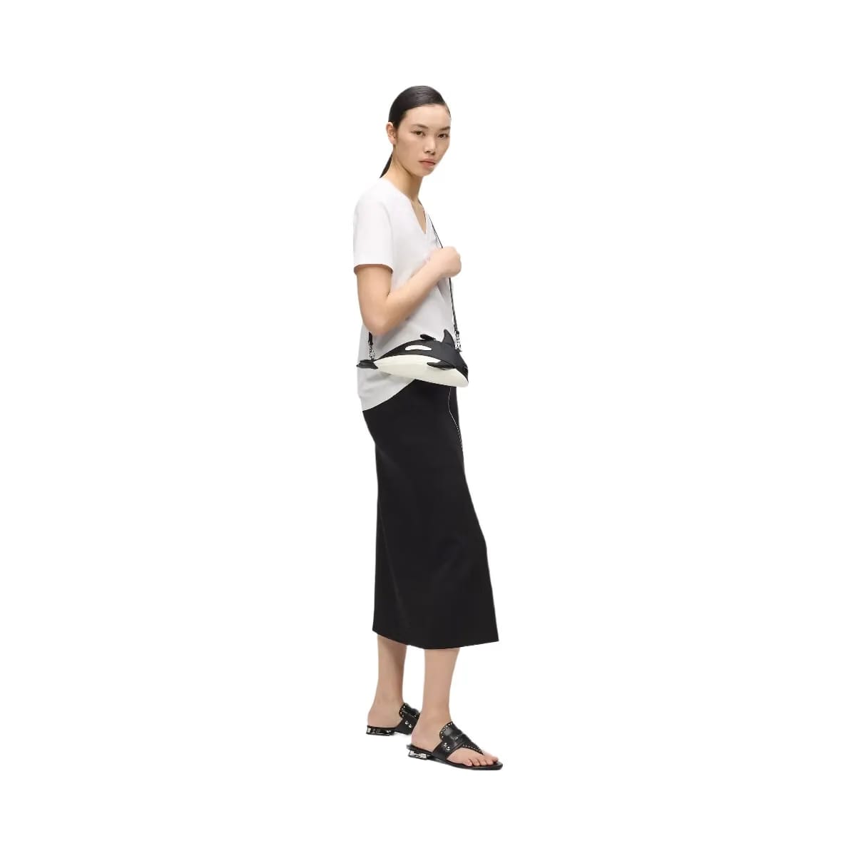 Karl Lagerfeld Ikon Orca Crossbody Bag Black