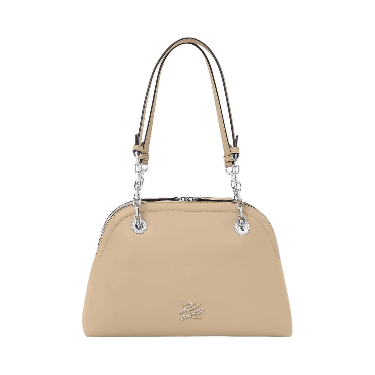 Karl Lagerfeld Autograph Medium Bowling Bag Safari