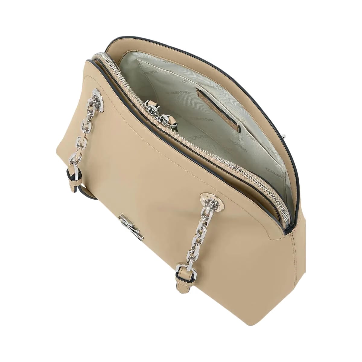 Karl Lagerfeld Autograph Medium Bowling Bag Safari