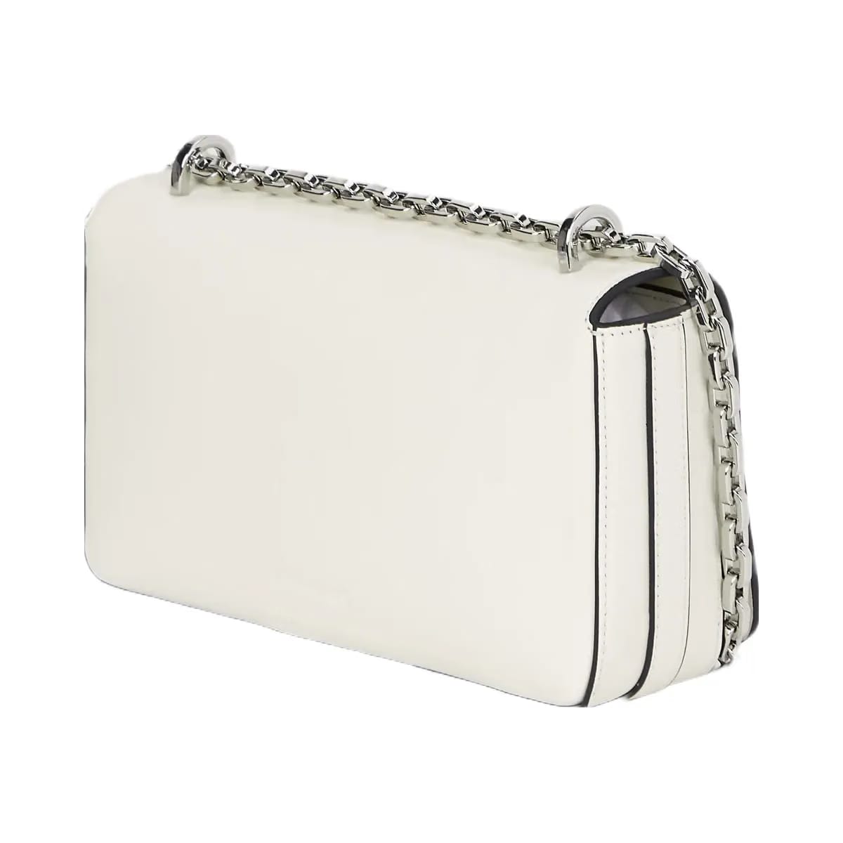 Karl Lagerfeld Signature Small Crossbody Bag Off White