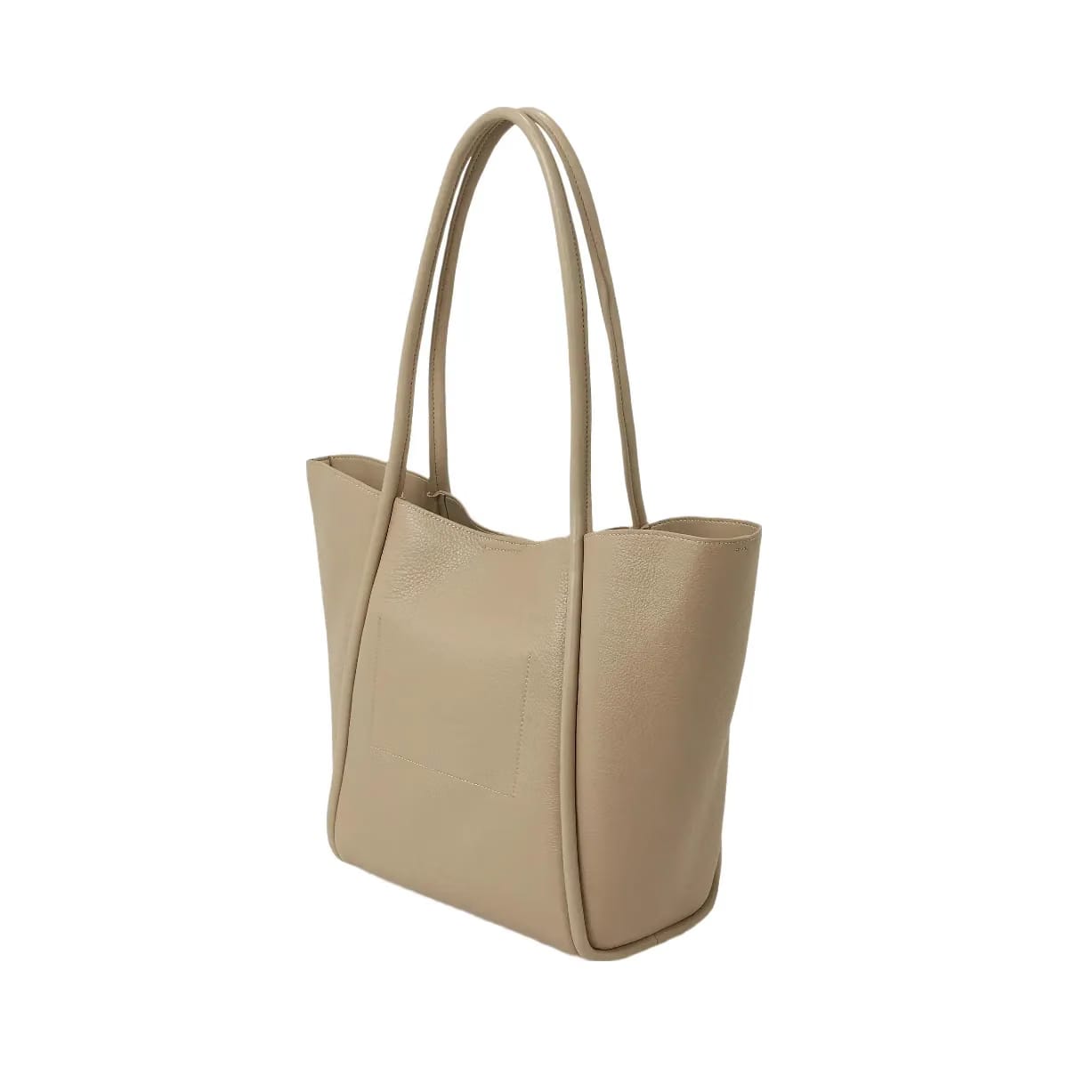 Karl Lagerfeld Autograph Patch Medium Tote Bag Safari