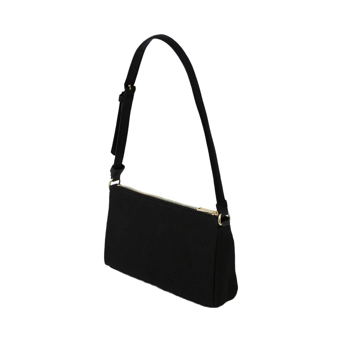 Karl Lagerfeld Kl X Amber Valletta Kuilt Canvas Shoulder Bag Black