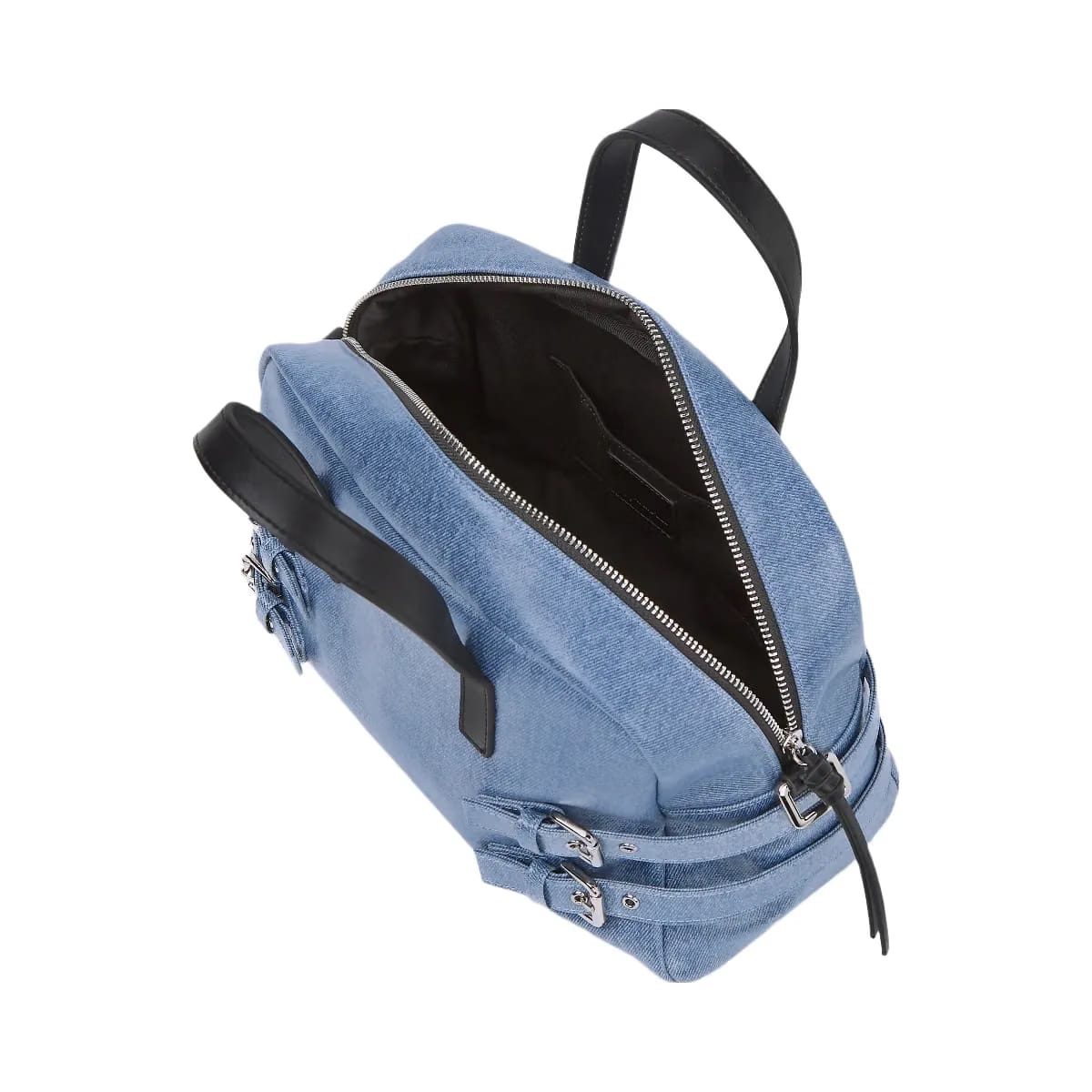 Karl Lagerfeld Denim Buckle Bowling Bag Standard Blue Denim