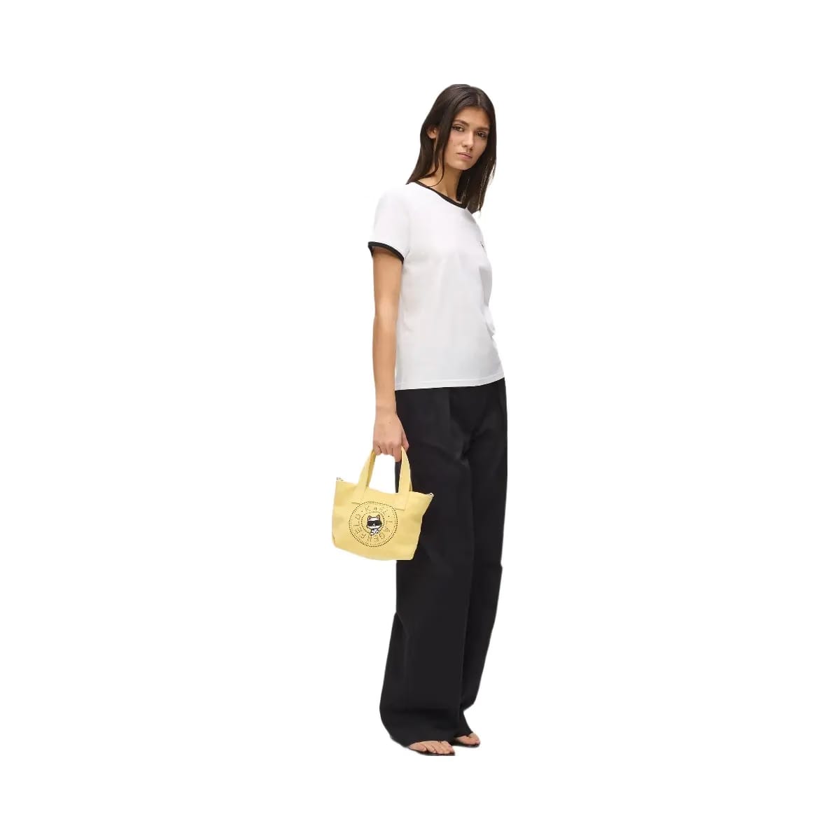 Karl Lagerfeld Ikon Circle Choupette Rhinestones Shopper Sunlight