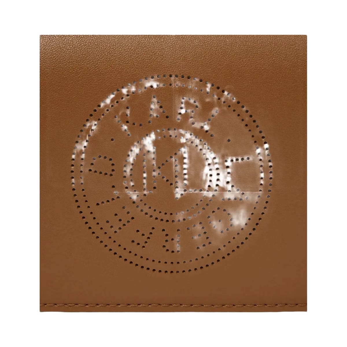 Karl Lagerfeld Circle Mini Crossbody Bag Dark Tan