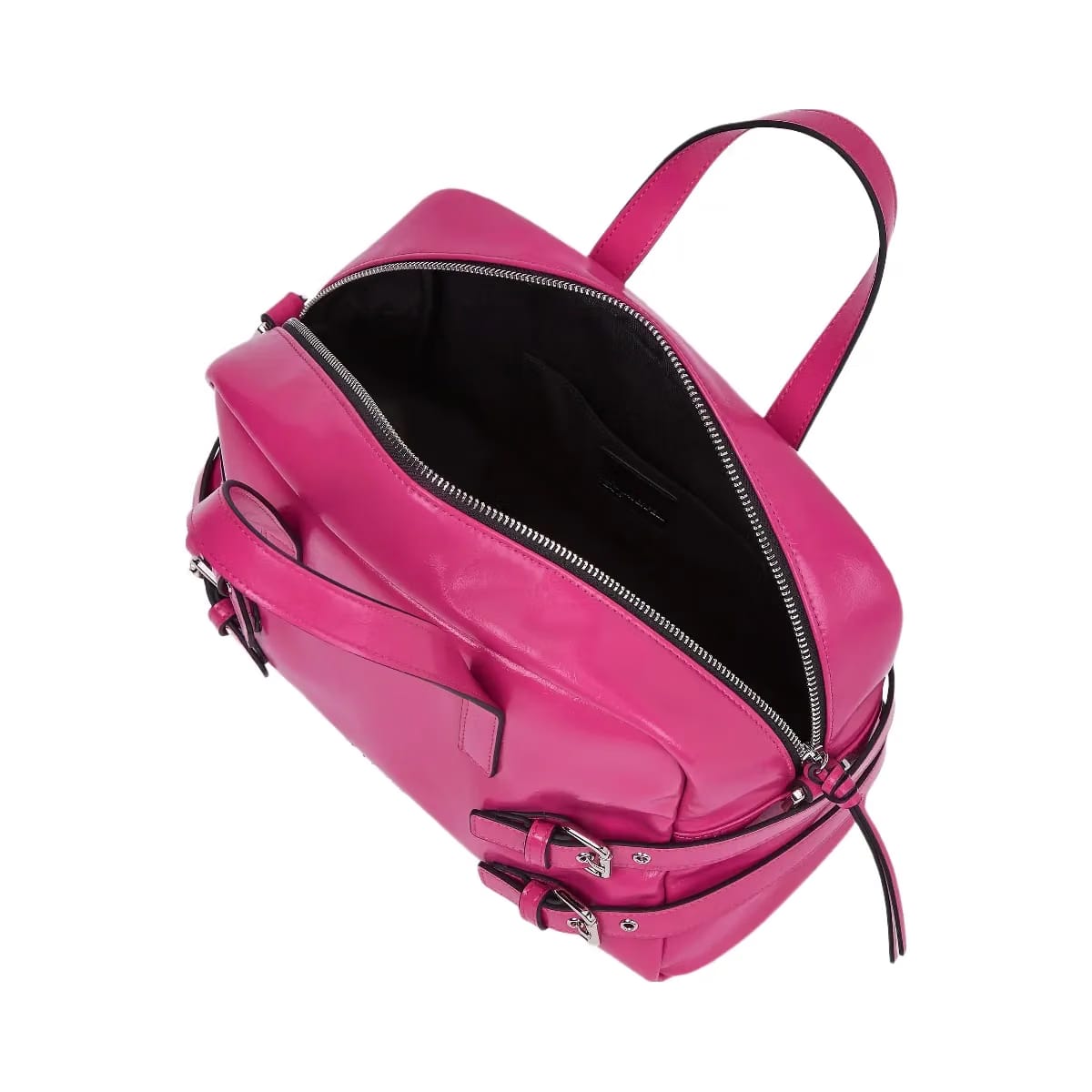 Karl Lagerfeld Buckle Bowling Bag Very Berry