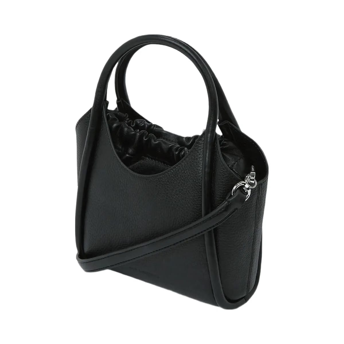 Karl Lagerfeld Autograph Patch Mini Tote Bag Black Nickel