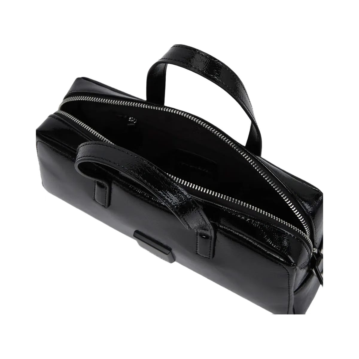 Karl Lagerfeld Glossy Bowling Bag Black