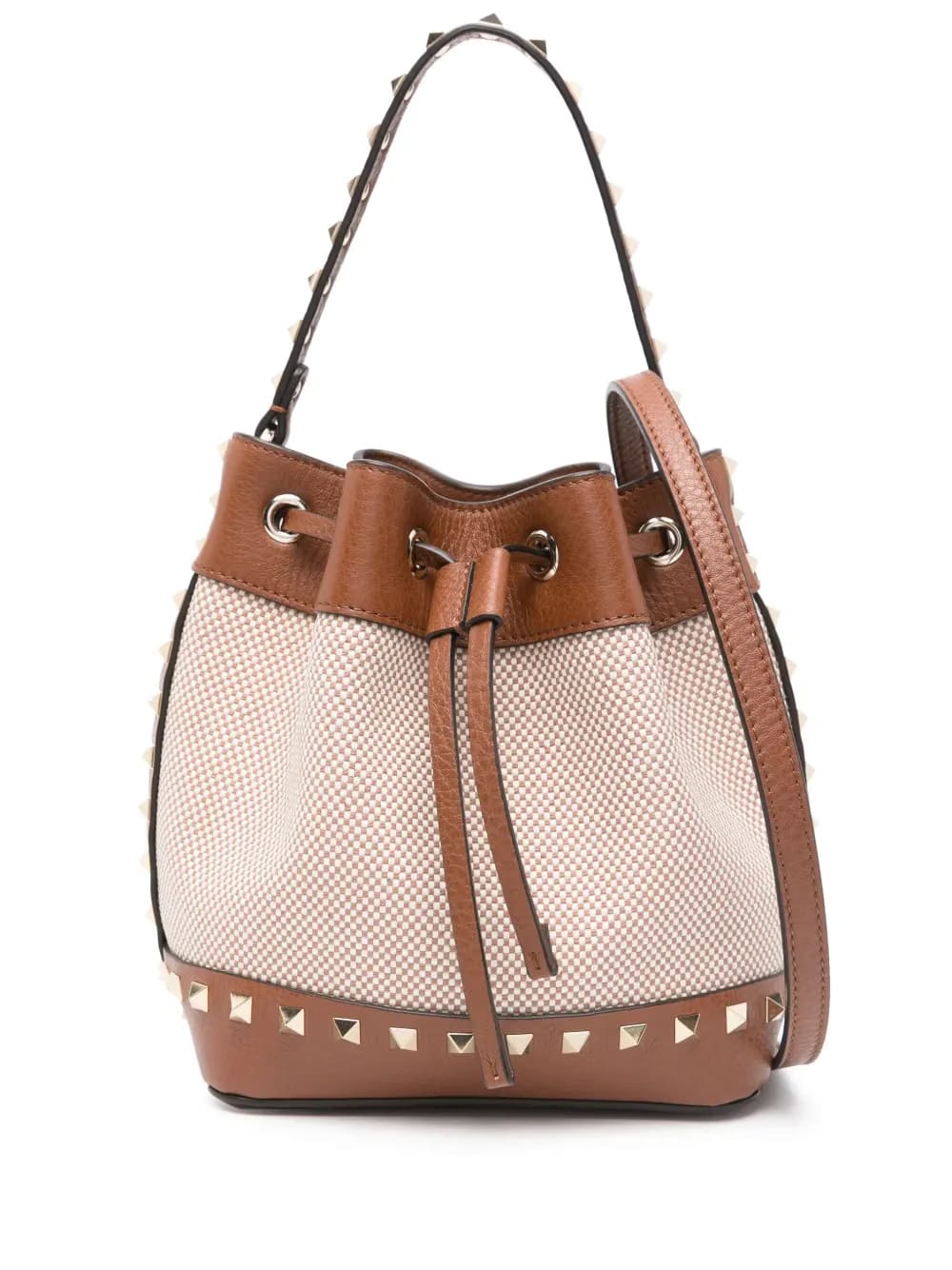 Rockstud-detail bucket bag