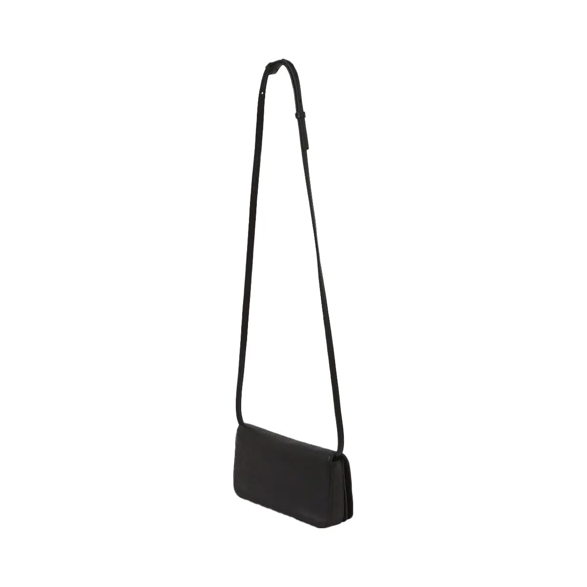 Karl Lagerfeld Autograph Patch Mini Crossbody Bag Black Nickel