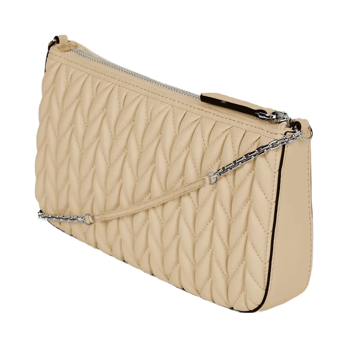 Karl Lagerfeld Weave Mini Shoulder Bag Safari