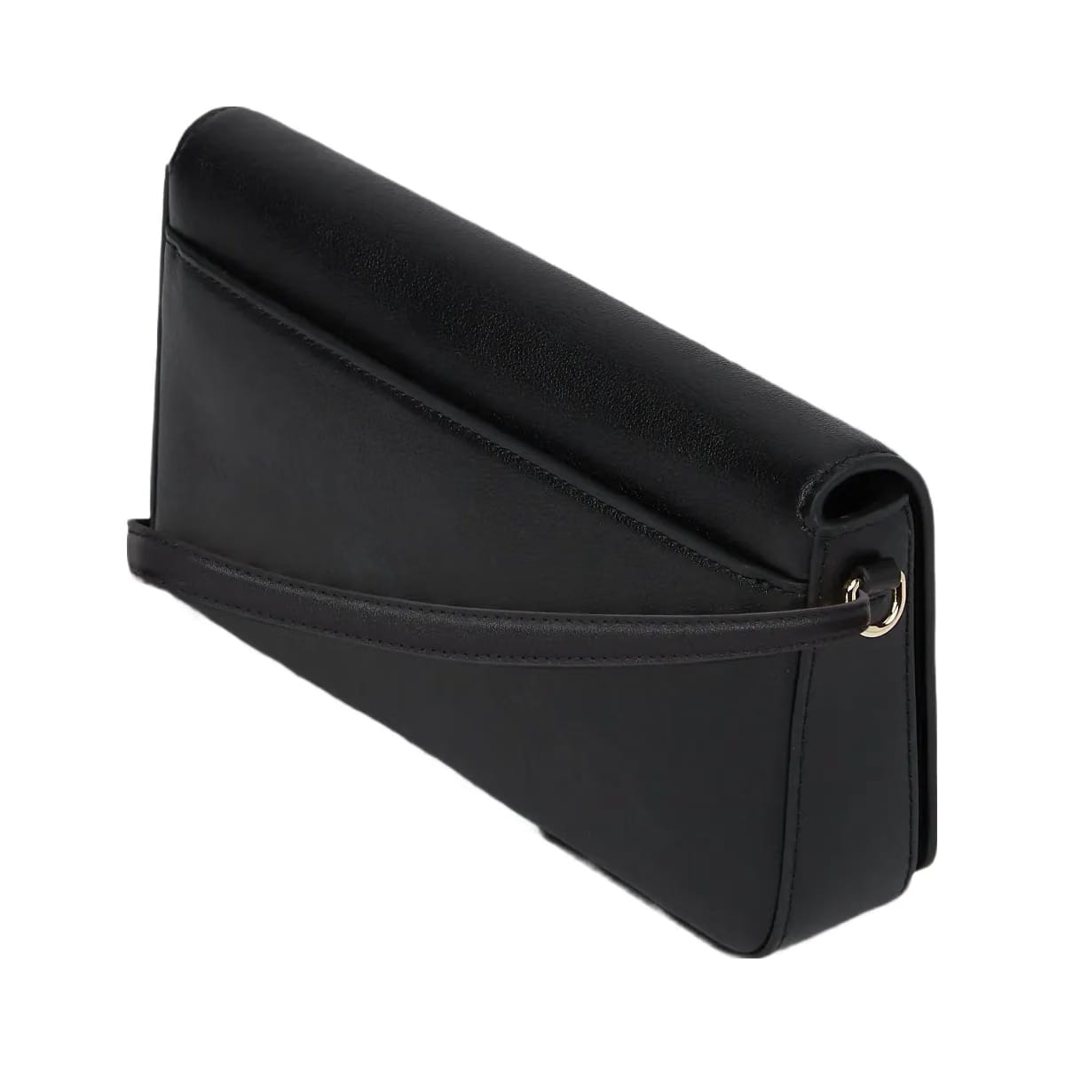Karl Lagerfeld Signature Mini Shoulder Bag Black Gold