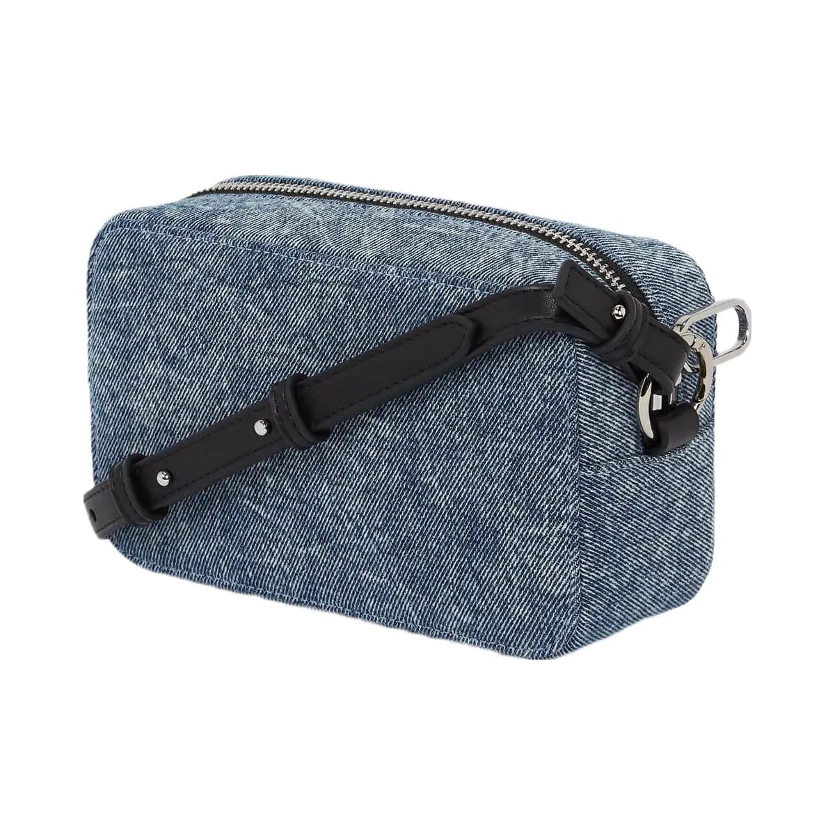 Karl Lagerfeld Denim Chain Camera Bag Washed Medium Blue