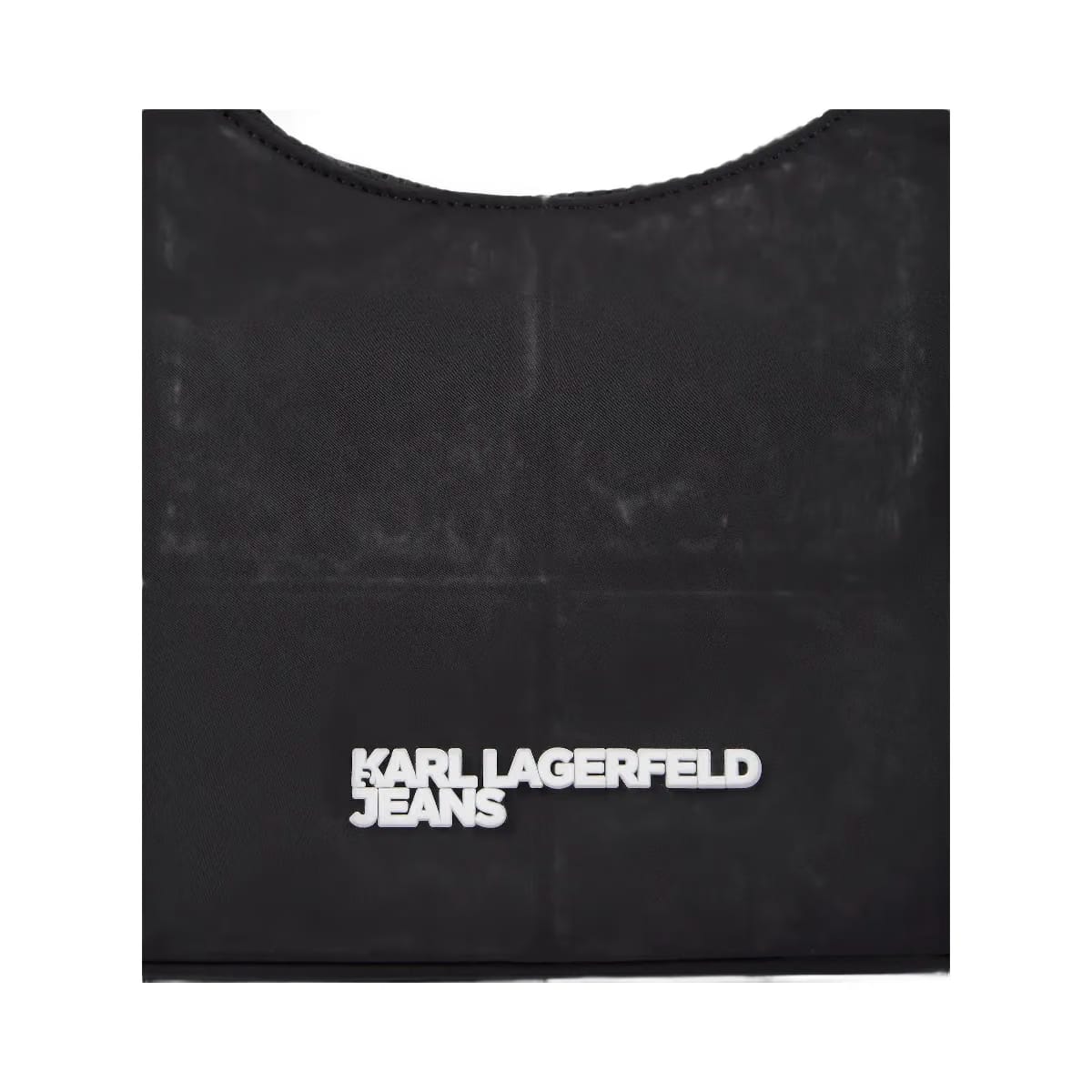 Karl Lagerfeld Cord Nylon Shoulder Bag Black