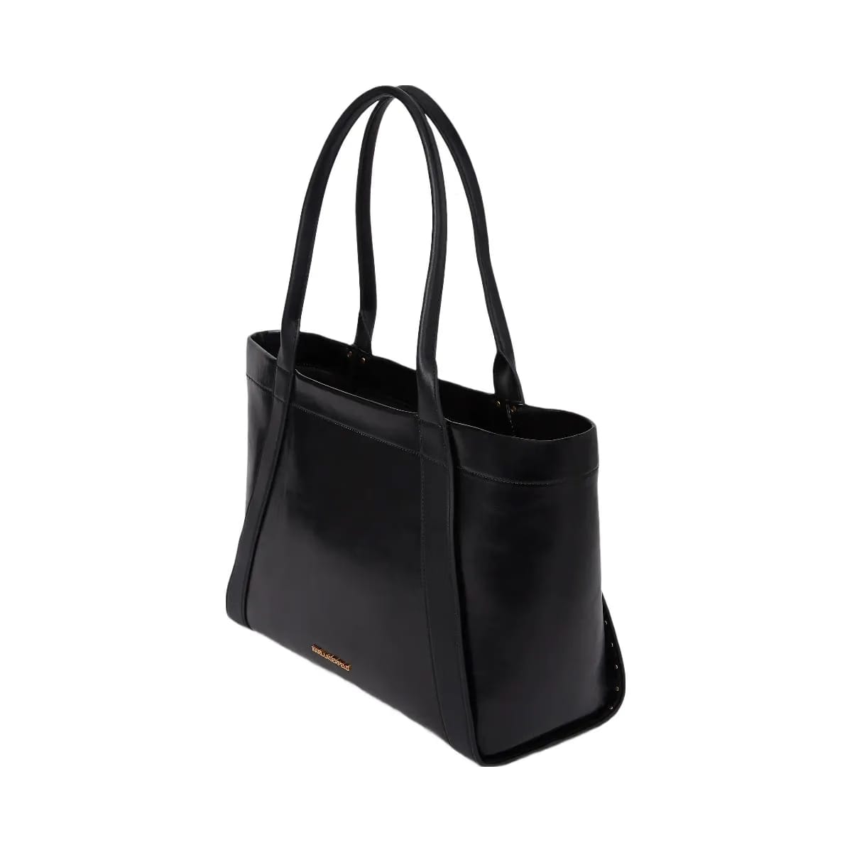 Karl Lagerfeld Ville Medium Studded Tote Bag Black Gold