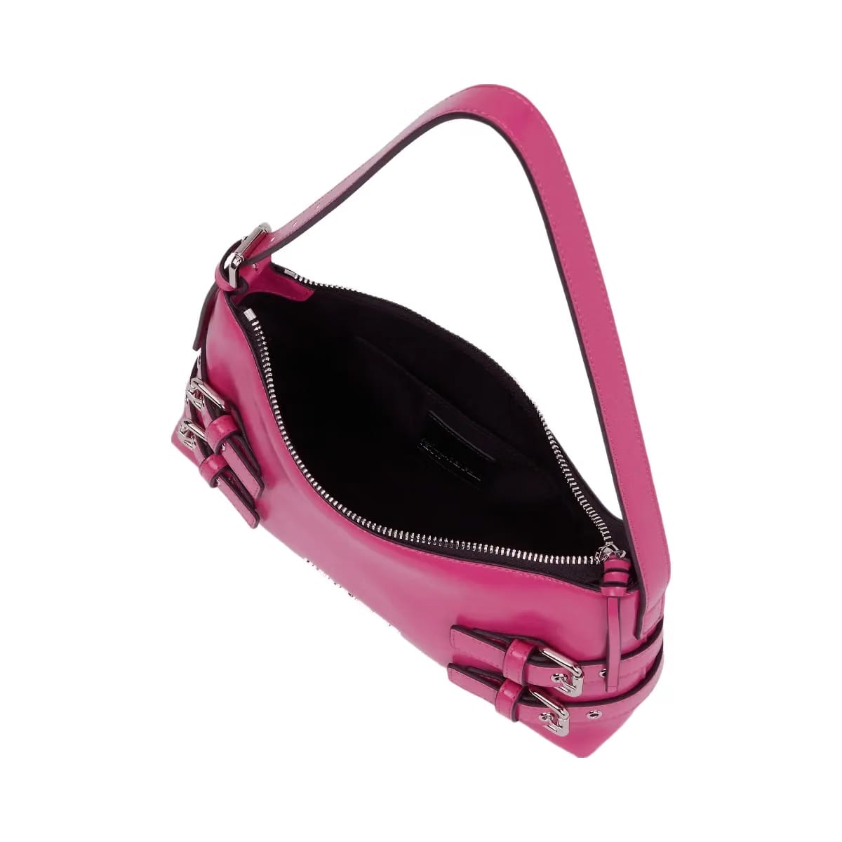 Karl Lagerfeld Buckle Shoulder Bag Very Berry