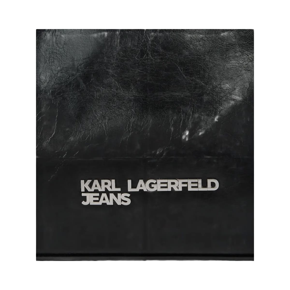 Karl Lagerfeld Buckle Shoulder Bag Black