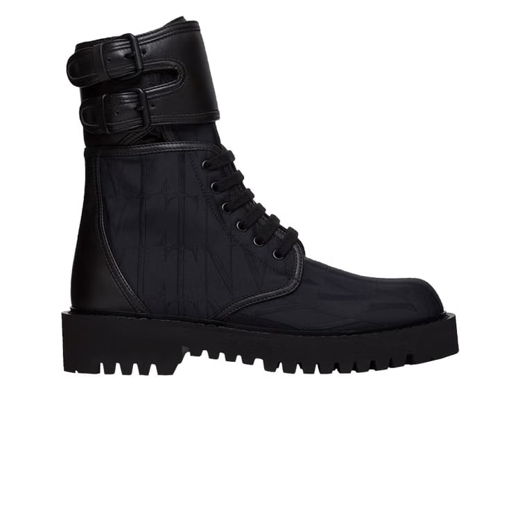 Valentino Campsite Combat Boot VLTN Times - Black