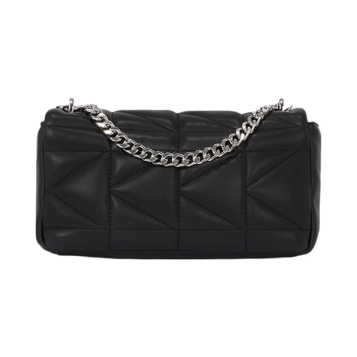 Karl Lagerfeld Kuilt Small Crossbody Bag Black Nickel