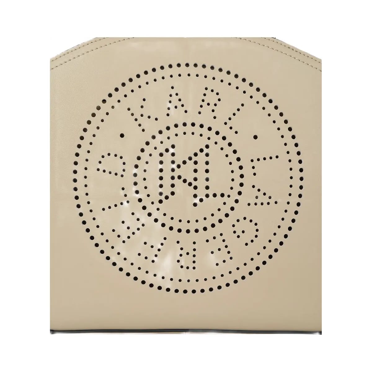 Karl Lagerfeld Circle Perforated Small Tote Bag Safari