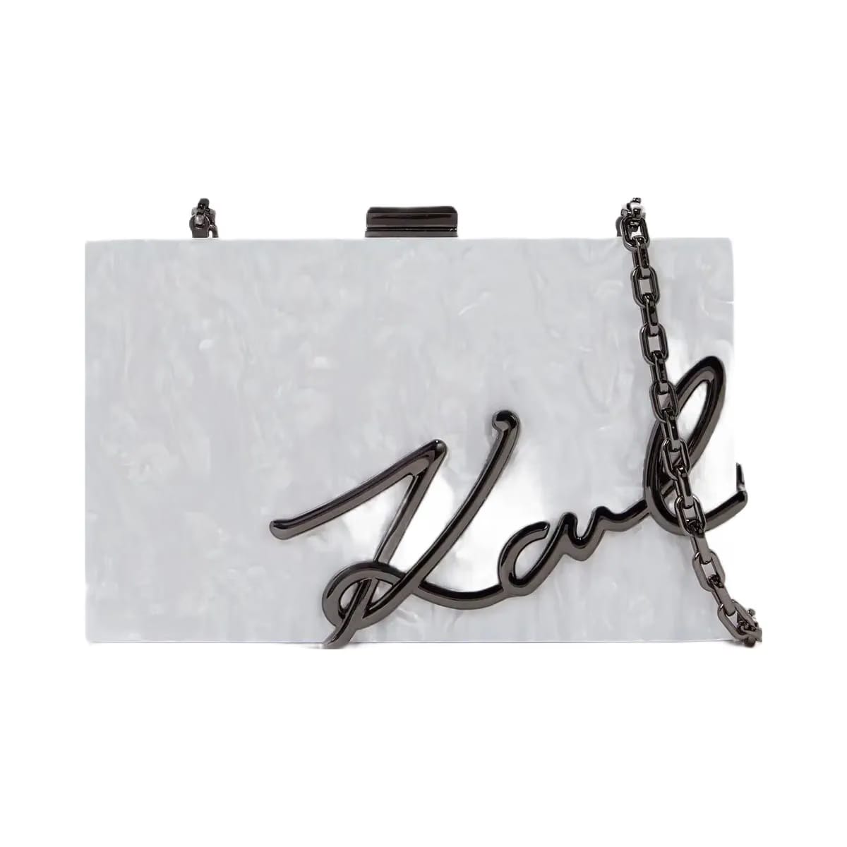 Karl Lagerfeld Soirée Clutch Off White