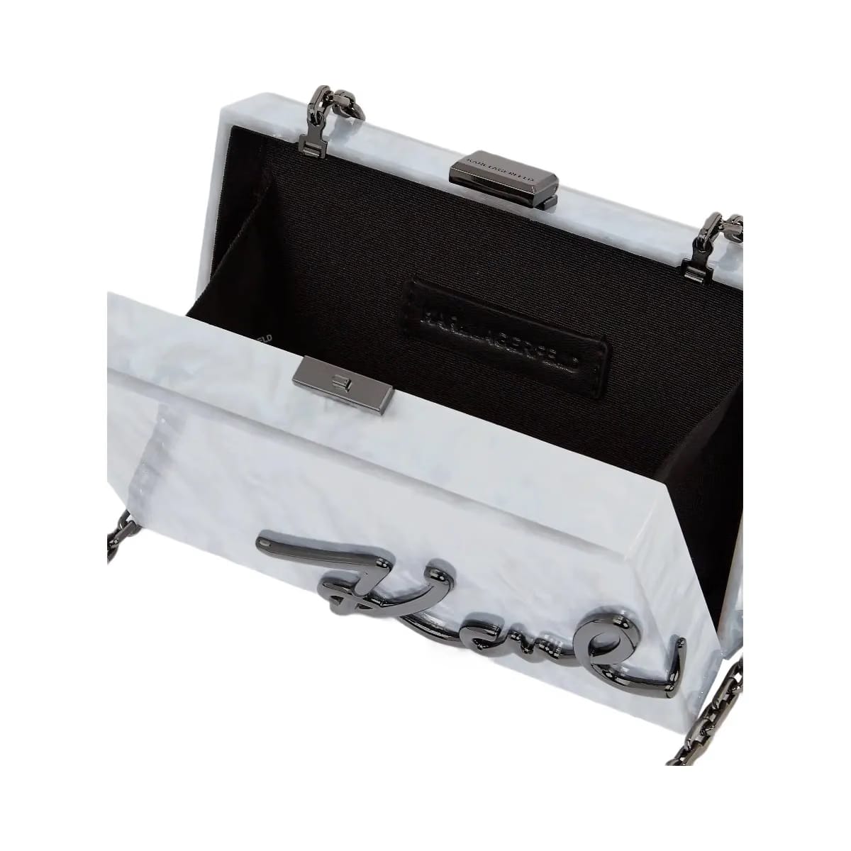 Karl Lagerfeld Soirée Clutch Off White
