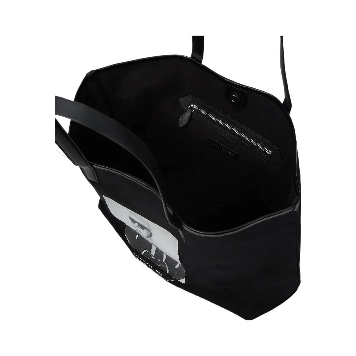 Karl Lagerfeld Karl Photo Print Shopper Black