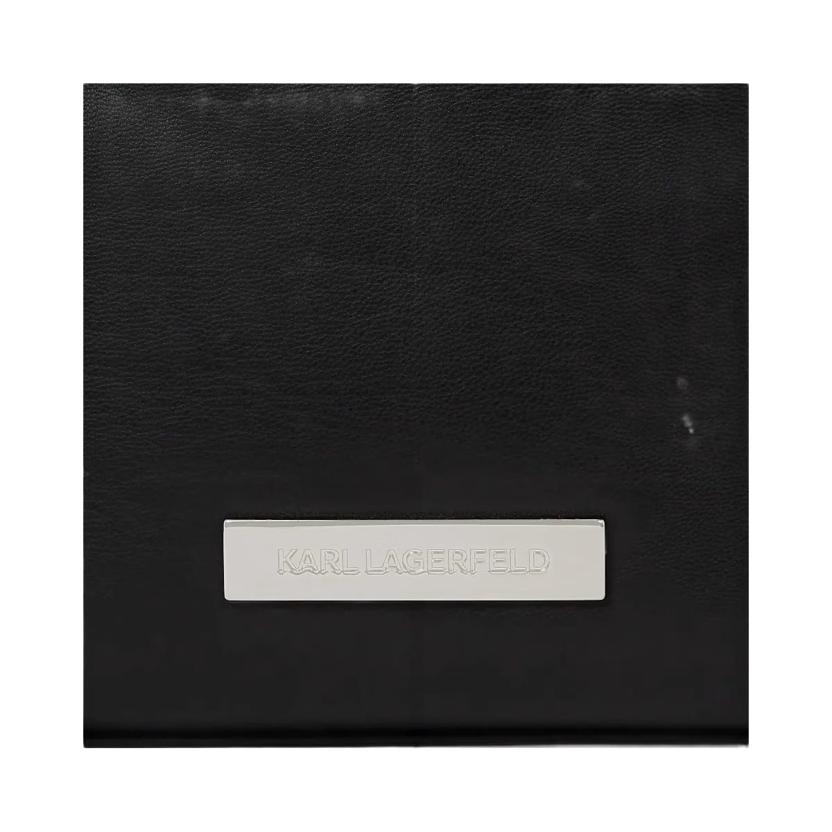 Karl Lagerfeld Ikon Smooth Bucket Bag Black