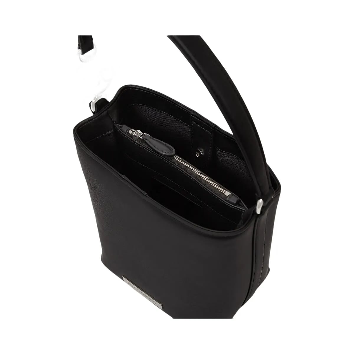 Karl Lagerfeld Ikon Smooth Bucket Bag Black