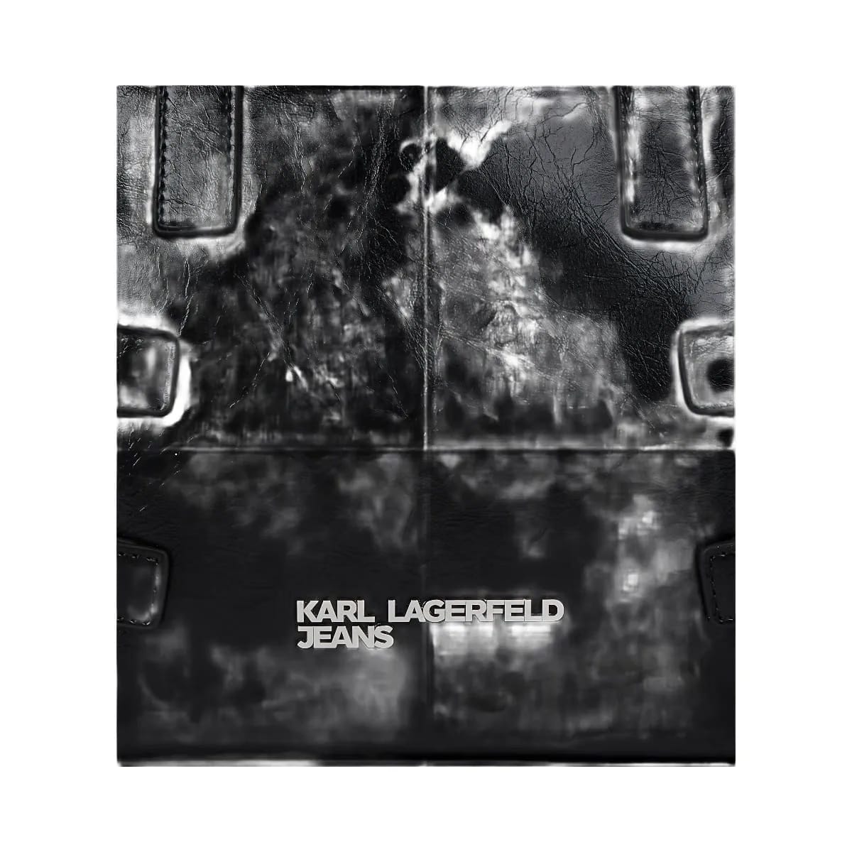 Karl Lagerfeld Buckle Bowling Bag Black