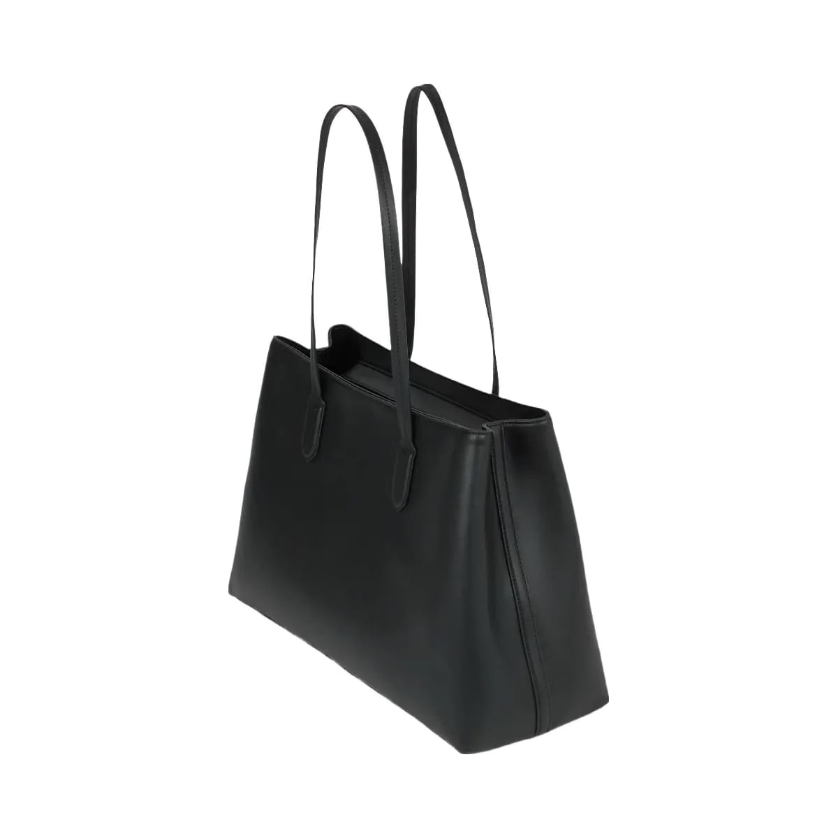 Karl Lagerfeld Ikon Smooth Large Tote Bag Black