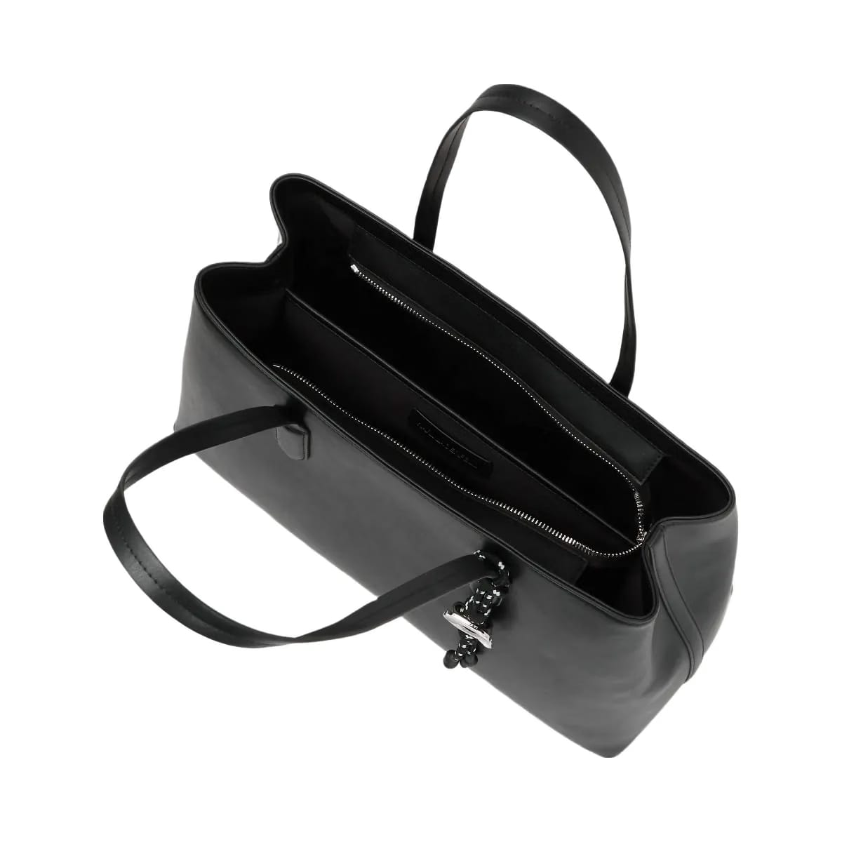 Karl Lagerfeld Ikon Smooth Large Tote Bag Black