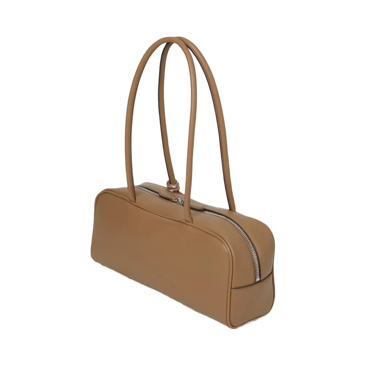 Karl Lagerfeld Ikon Smooth Rectangular Bag Mushroom Brown