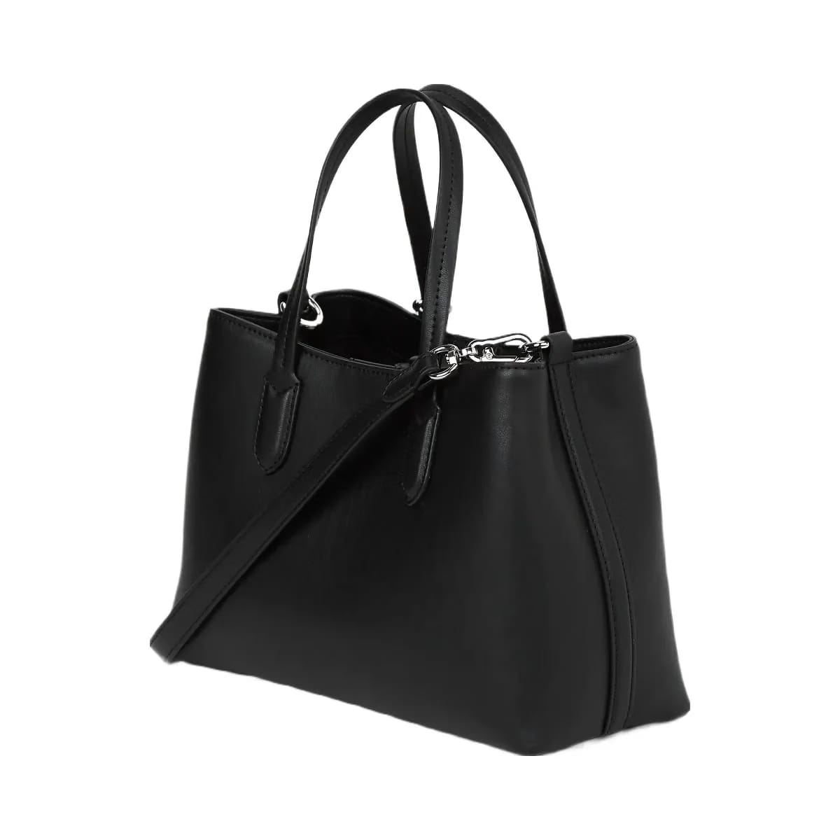 Karl Lagerfeld Ikon Smooth Small Tote Bag Black