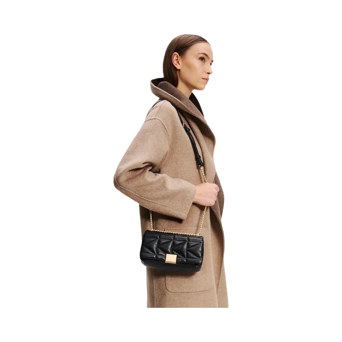 Karl Lagerfeld Kuilt Small Crossbody Bag Black
