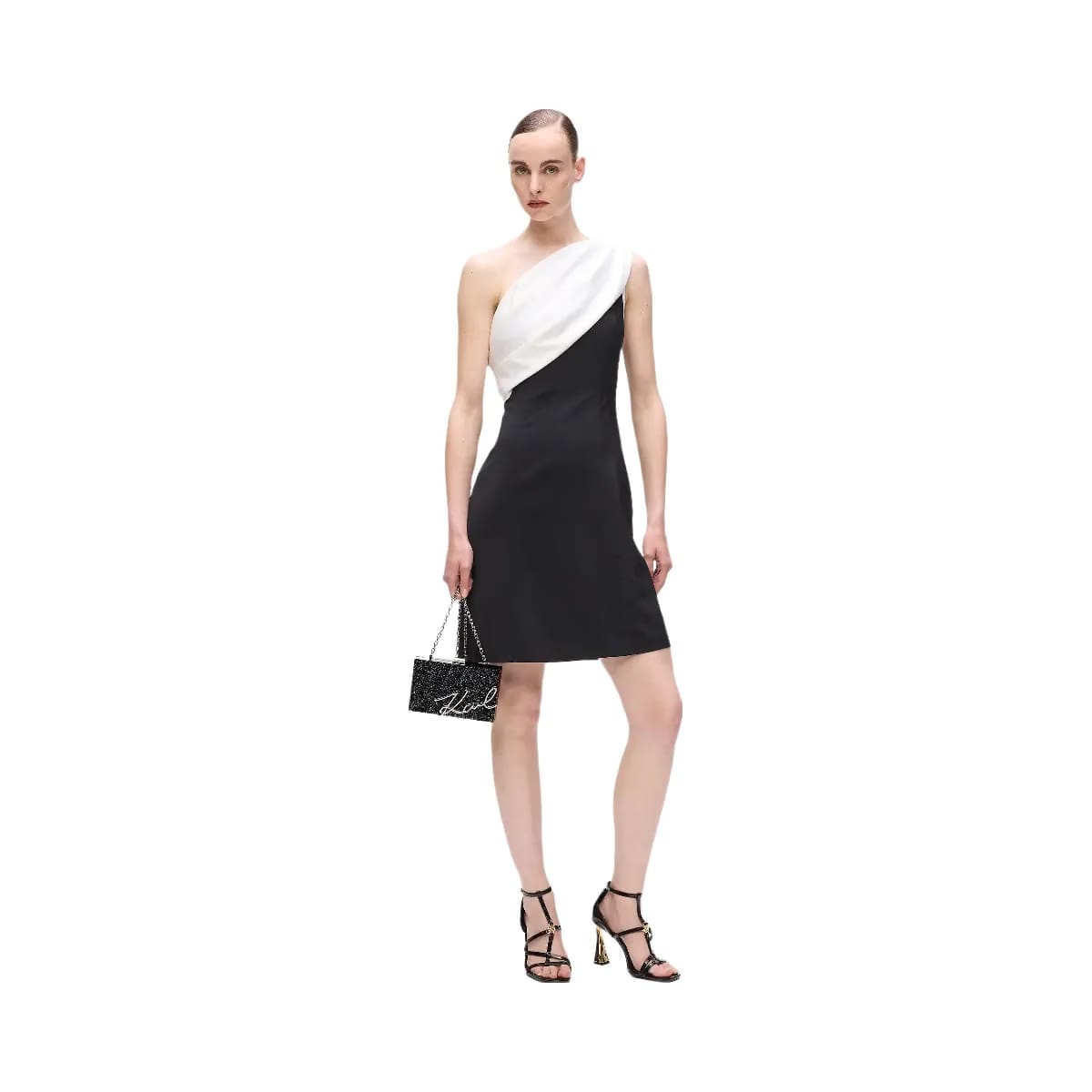 Karl Lagerfeld Soirée Clutch Black Embellishment
