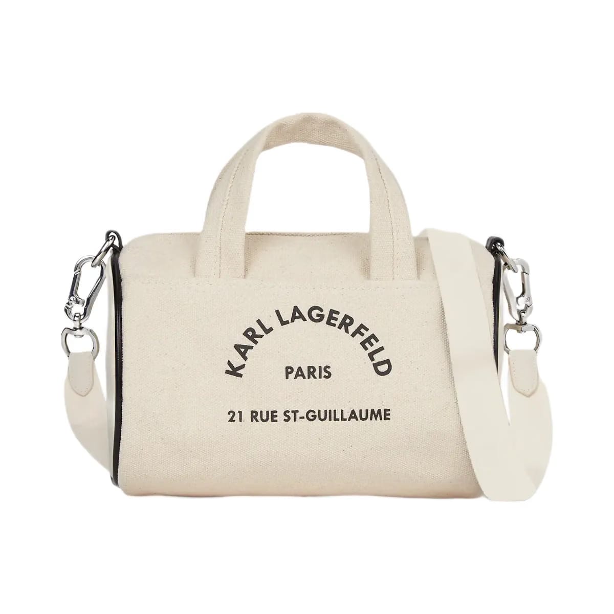 Karl Lagerfeld Rue St-Guillaume Mini Duffle Bag Natural