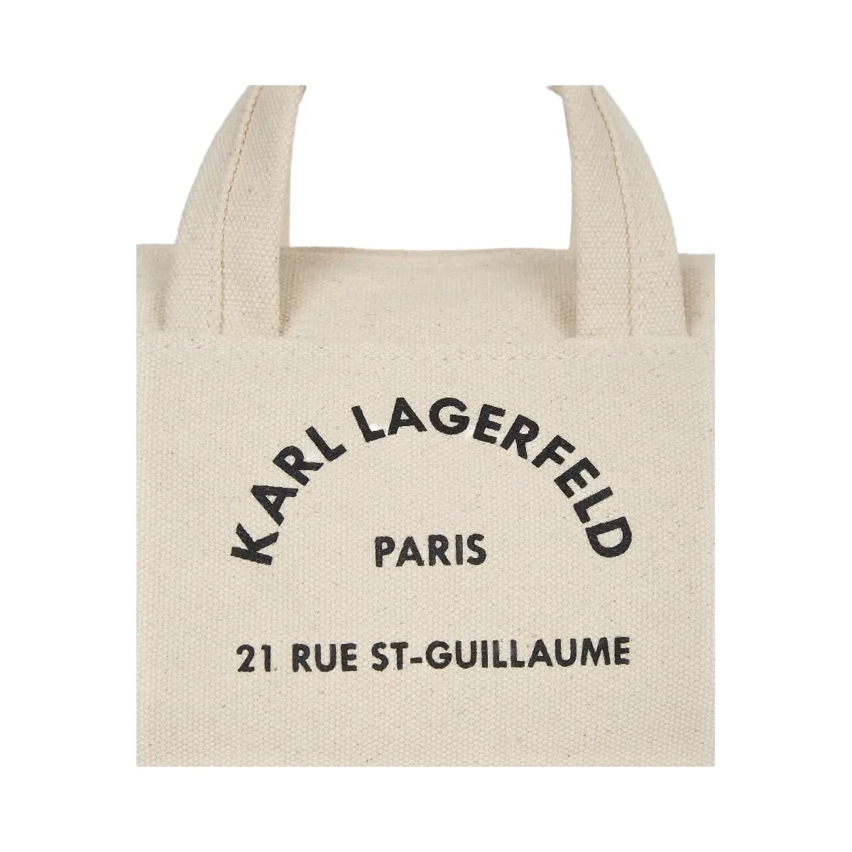 Karl Lagerfeld Rue St-Guillaume Mini Duffle Bag Natural