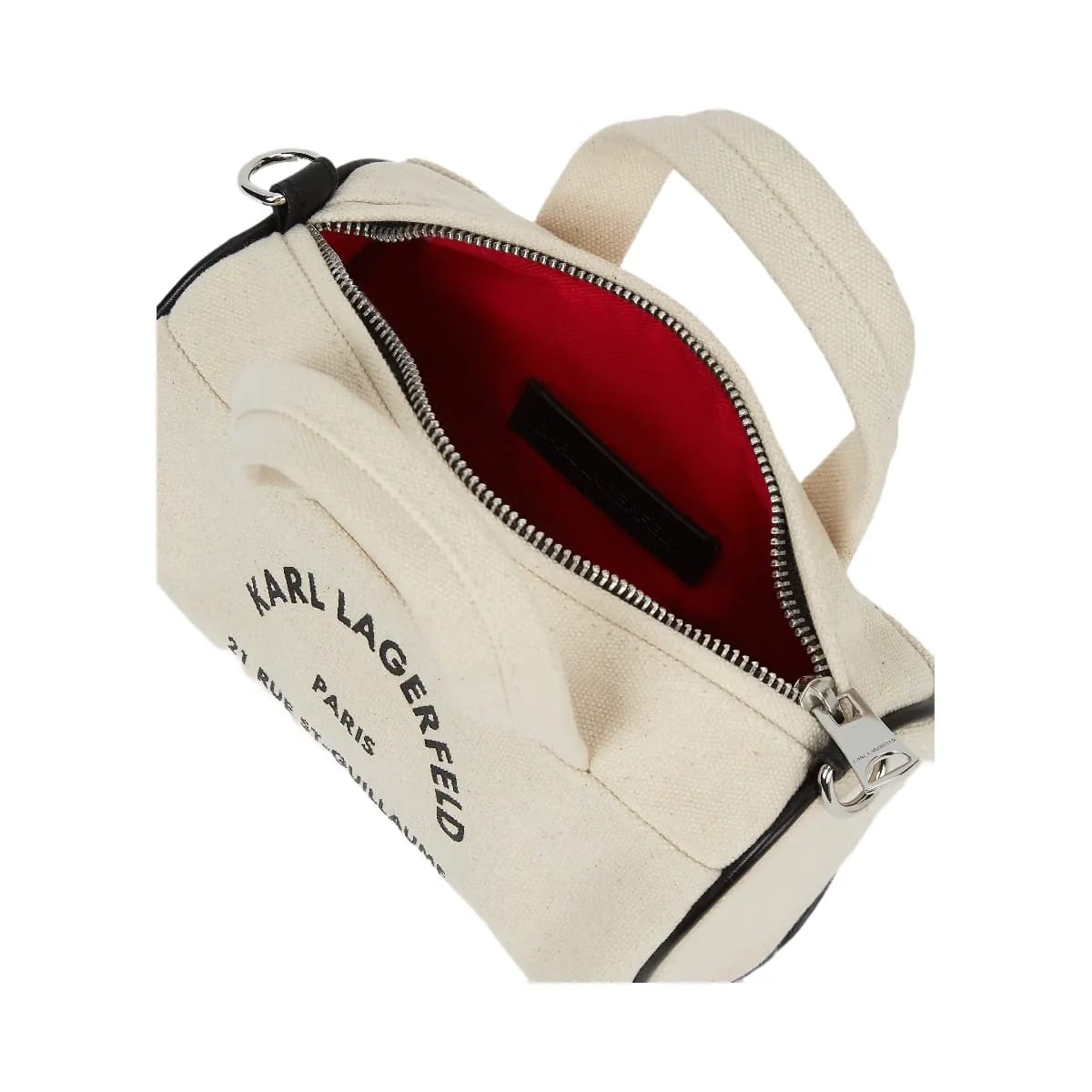 Karl Lagerfeld Rue St-Guillaume Mini Duffle Bag Natural