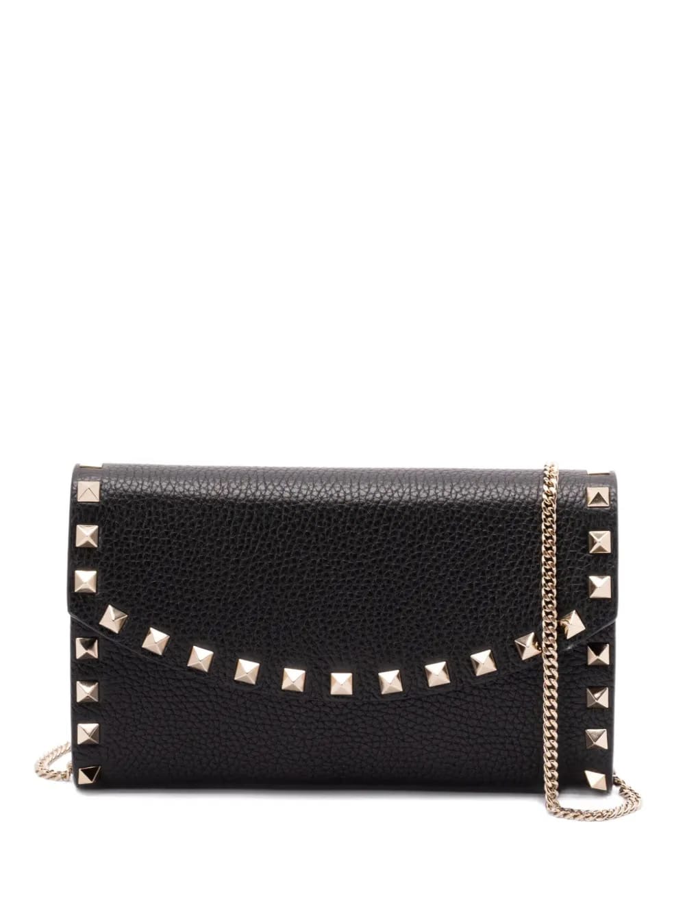 rockstud-embellished chain shoulder bag