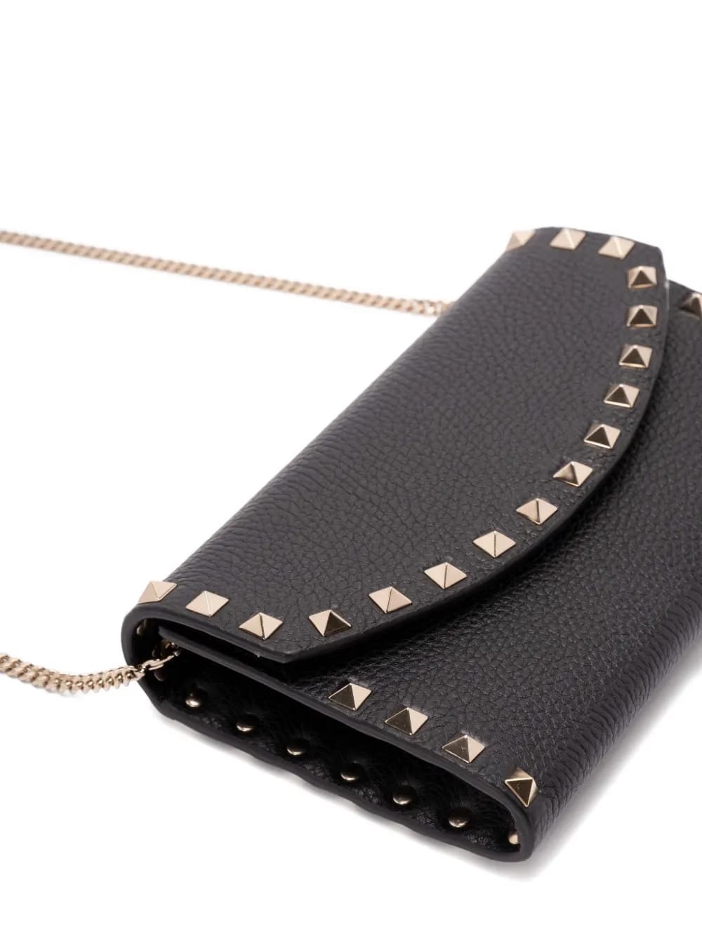 rockstud-embellished chain shoulder bag