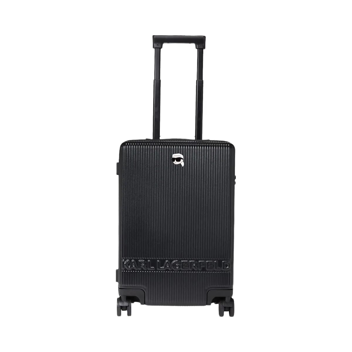 Karl Lagerfeld Ikon Hard-Shell Trolley Case Black